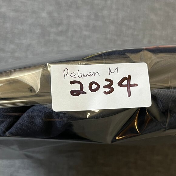 Relwen 1/4 Zip Snap Button Sweatshirt Pullover - Men's Size M - Blue - Picture 11 of 11